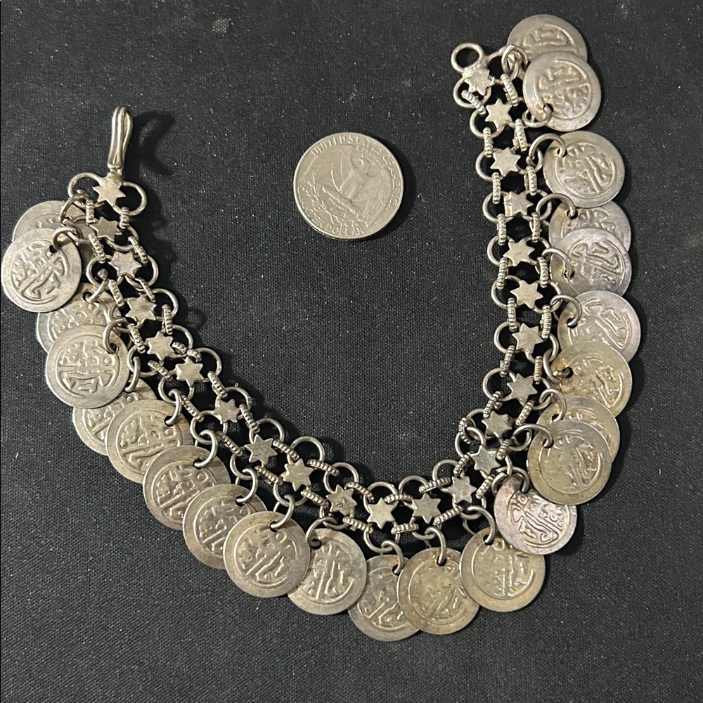 Handmade Authentic Coin Jingle Bellydance Adjustable Anklet/Bracelet